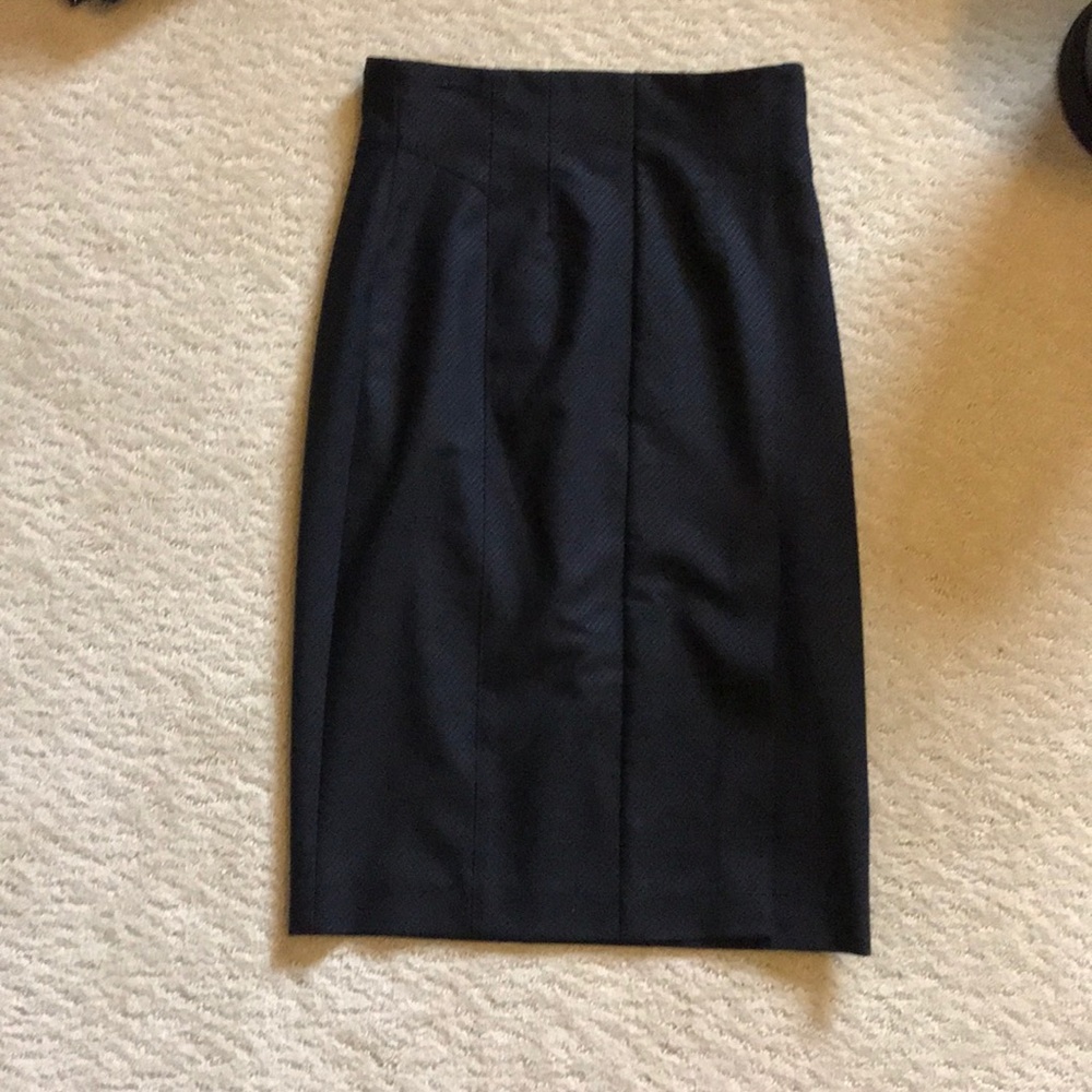 Bebe Black midi Skirt